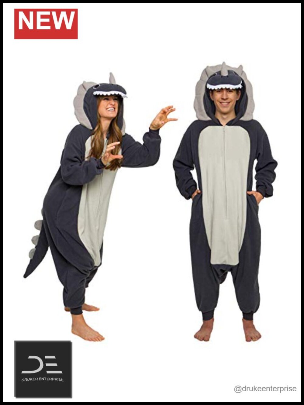 Adult Onesie Triceratops Halloween Cosplay One Piece Pajama